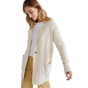 Free People We The Free Women's Desert knit Blazer Cardigan Oversized S Neutral
